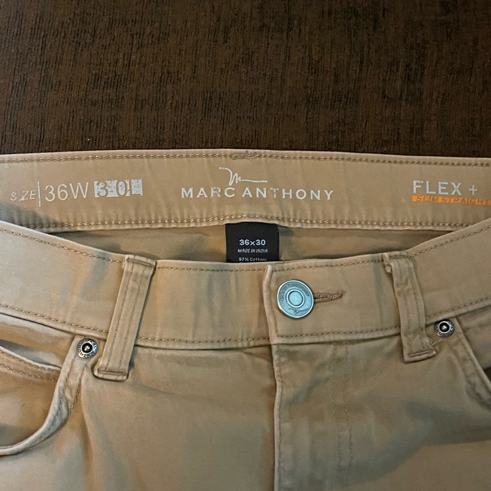 Marc Anthony men’s khaki pants 36 30